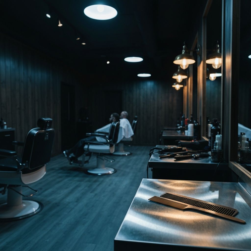 Barbershop interior